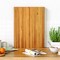 Teak Wood Cutting Board Extra Large Edge Grain Butcher Block with Handles, Reversible Design, Pre-Treated